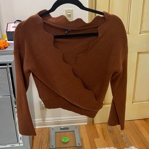Brown sweater
